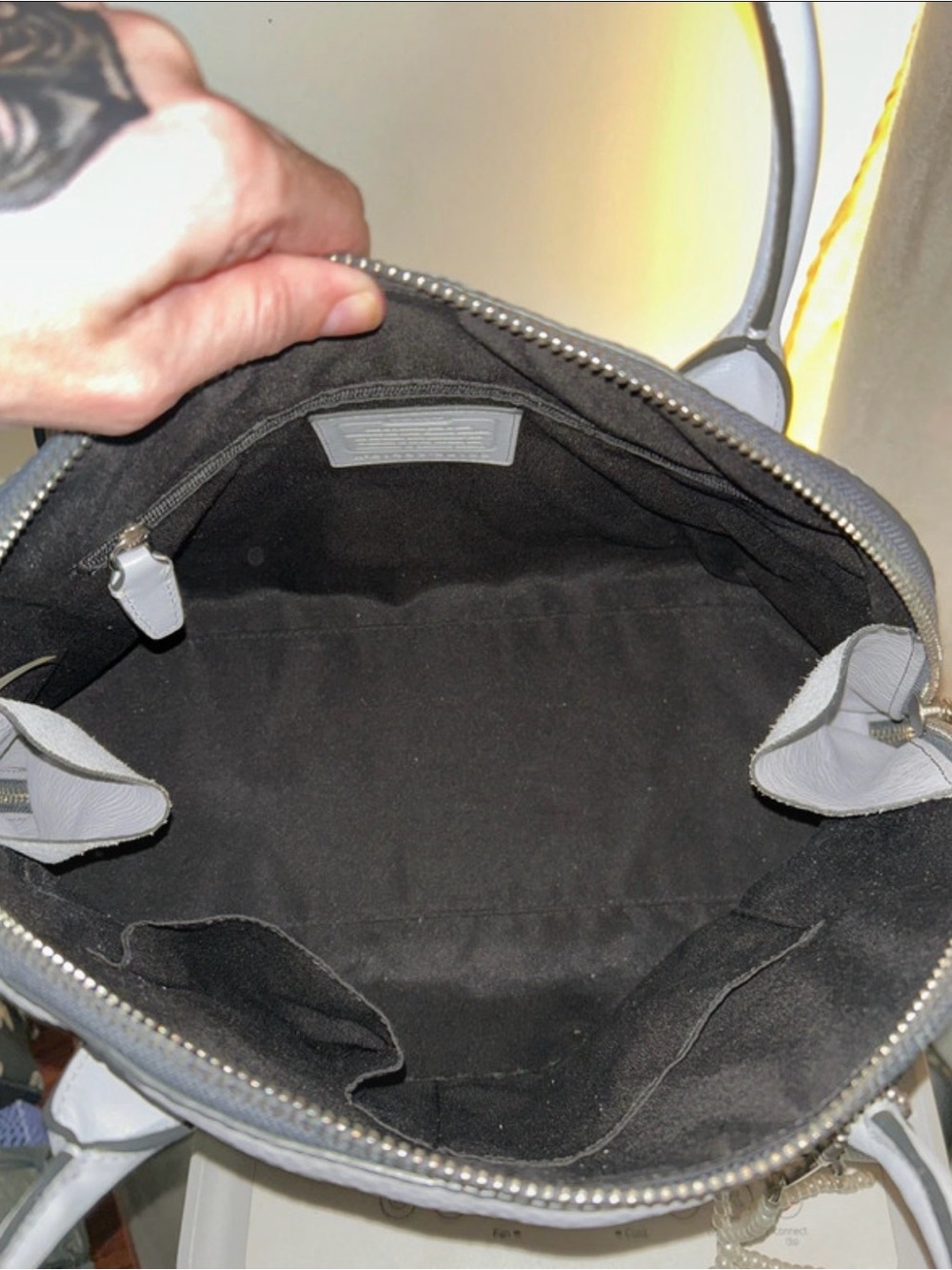 Coach Preston Satchel w/ Heart leather hangtag & crossbody strap. - Picture 12 of 14